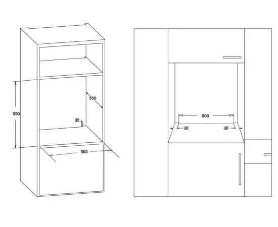 Cuptor incorporabil HEINNER HBO-S624LTG-IX, Electric, 62 l, Clasa A, 4 functii, Grill, Inox - Imagine 4
