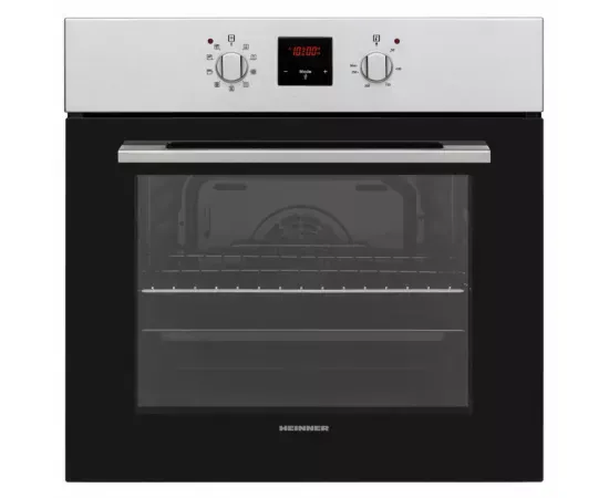 Cuptor incorporabil HEINNER HBO-V659GCD-IX, Electric, 65 l, Multifunctional, 9 functii, Grill, Ventilatie, Timer, Display, Clasa A, Inox - Imagine 1