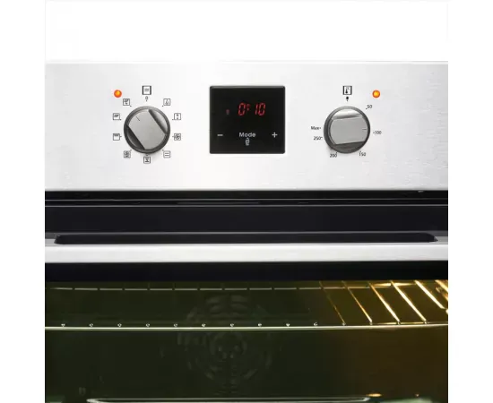 Cuptor incorporabil HEINNER HBO-V659GCD-IX, Electric, 65 l, Multifunctional, 9 functii, Grill, Ventilatie, Timer, Display, Clasa A, Inox - Imagine 3