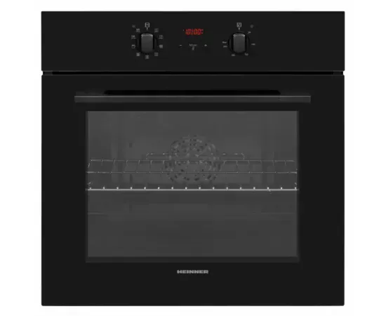 Cuptor incorporabil HEINNER HBO-V659GCDRC-GBK, Electric, 69 l, 9 functii, Multifunctional, Grill, Ventilatie, Timer, Display, Perete catalitic, Clasa A, Sticla neagra - Imagine 1