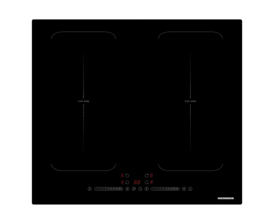 Plita incorporabila cu inductie HEINNER HBHI-M4ZB2FXTC, 4 zone de gatit, Negru - Imagine 1
