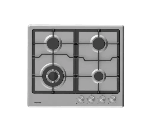 Plita incorporabila HEINNER HBH-M495IWFIX, 4 zone de gatit, Gaz, Inox - Imagine 1