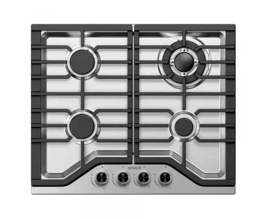 Plita incorporabila SAMUS PSG-64SX9 cu 4 arzătoare pe gaz și aprindere electrică - Imagine 1