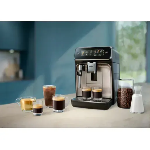 Espressor automat Philips EP3326/90 Seria 3300 cu sistem clasic de spumare și ecran tactil - Imagine 3