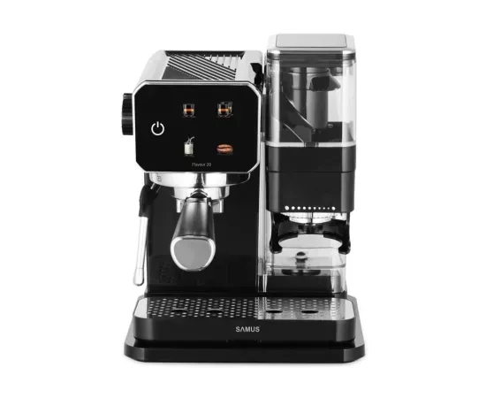 Espressor manual SAMUS Flavour 20 – 20 bari, râșniță integrată, 1350W - Imagine 1