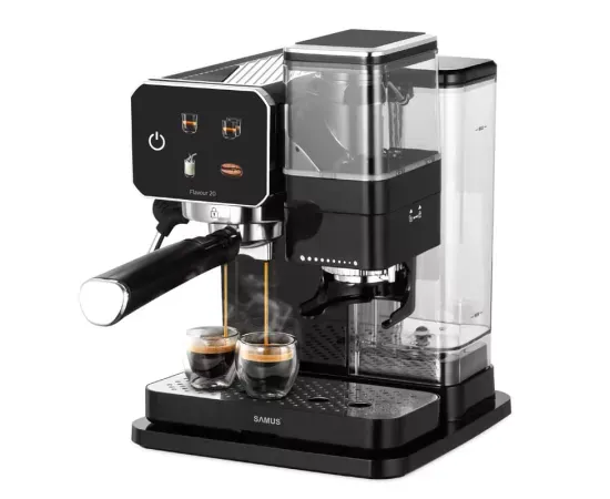 Espressor manual SAMUS Flavour 20 – 20 bari, râșniță integrată, 1350W - Imagine 2