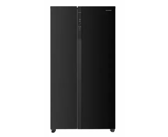 Frigider Side By Side HEINNER HSBS-HM532NFBKE++, 532 L, Clasa E, Full No Frost, Inverter, Display LED, Iluminare LED, 177 cm, Negru - Imagine 1