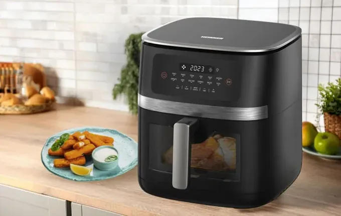 Friteuza cu aer cald HEINNER HAF-C7DH20BK, 2000 W, 7L, Negru - Imagine 5