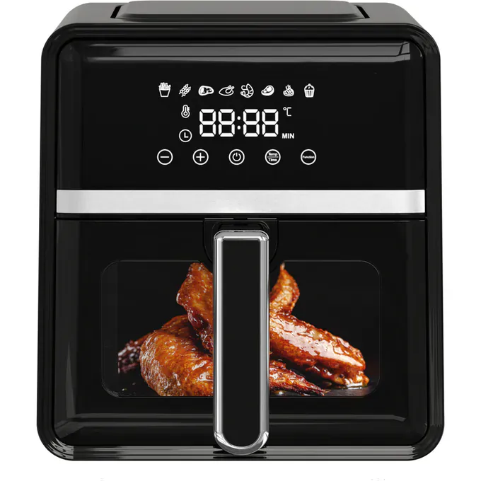 Friteuza cu aer cald NOBELTEK NAF1400B, 1400 W, 5L, Negru - Imagine 1