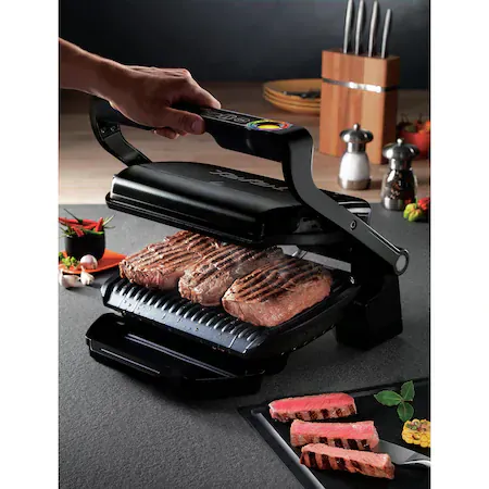 Grătar electric Tefal OptiGrill+ GC712834 cu 6 programe automate - Imagine 4