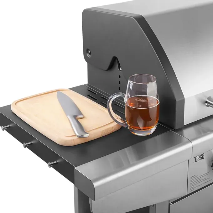 Grătar pe gaz TEESA Master Grill 3001 TSA0095HQ – 3 arzătoare, 10.8 kW - Imagine 10