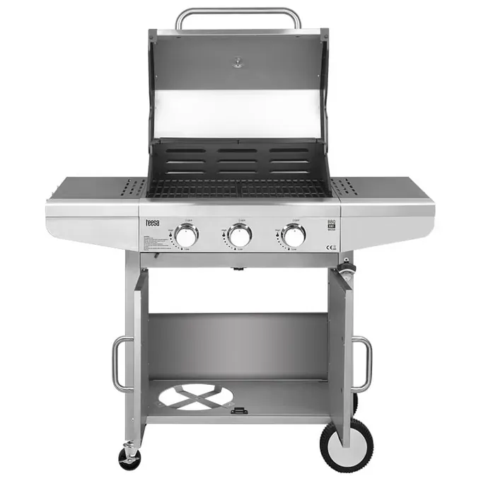Grătar pe gaz TEESA Master Grill 3001 TSA0095HQ – 3 arzătoare, 10.8 kW - Imagine 3