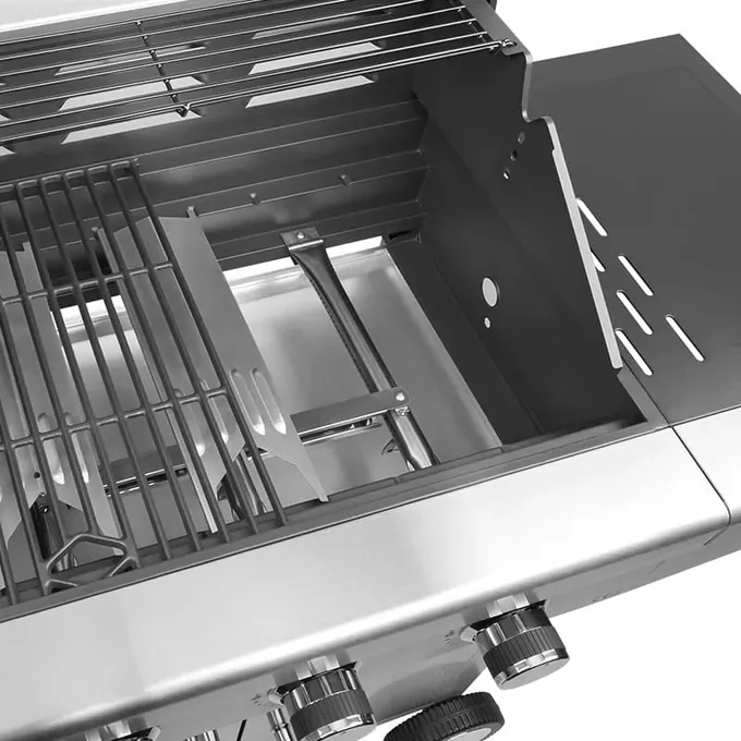 Grătar pe gaz TEESA Master Grill 3001 TSA0095HQ – 3 arzătoare, 10.8 kW - Imagine 5
