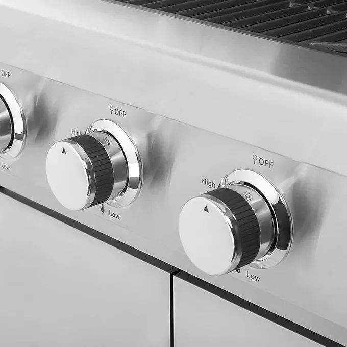 Grătar pe gaz TEESA Master Grill 3001 TSA0095HQ – 3 arzătoare, 10.8 kW - Imagine 6