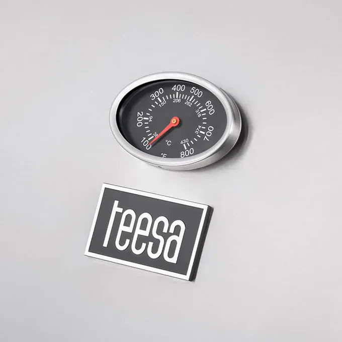 Grătar pe gaz TEESA Master Grill 3001 TSA0095HQ – 3 arzătoare, 10.8 kW - Imagine 8