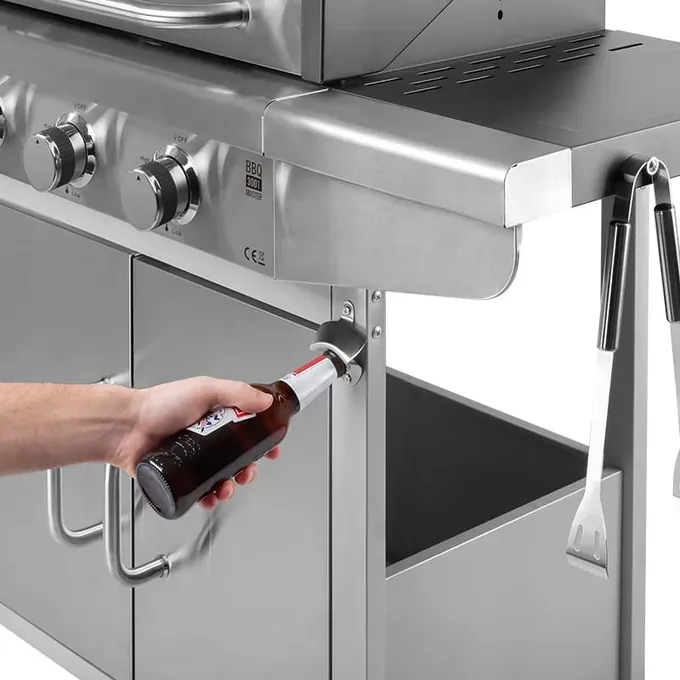 Grătar pe gaz TEESA Master Grill 3001 TSA0095HQ – 3 arzătoare, 10.8 kW - Imagine 9