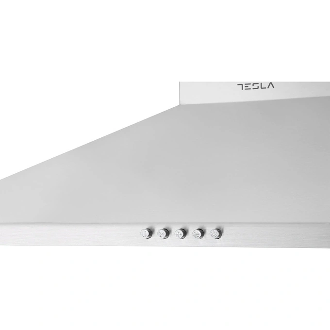 Hota decorativa tip semineu TESLA DC900AXP, 630 m³/h, 190W, 1 motor, Latime 90cm, Inox - Imagine 3