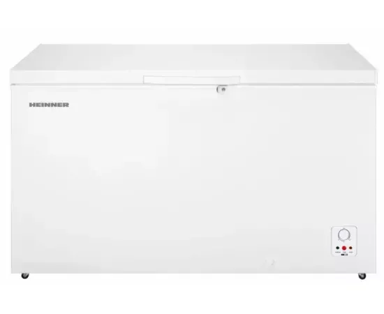 Lada frigorifica HEINNER HCF-HS420E++, 420 L, Clasa E, Control mecanic, Alb - Imagine 1