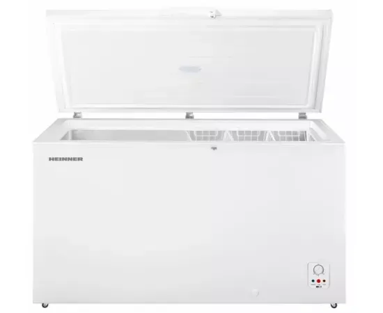 Lada frigorifica HEINNER HCF-HS420E++, 420 L, Clasa E, Control mecanic, Alb - Imagine 2