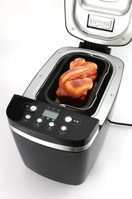 Masina de paine HEINNER HBM-D850BK2P, 2 palete, 14 programe, 850W, Negru - Imagine 5