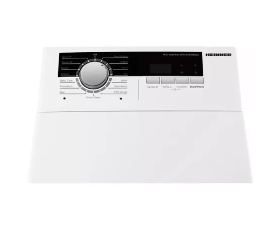 HEINNER HWM-TL8013IVC++ – Mașină de spălat rufe cu încărcare verticală, 8 kg, 1300 rpm - Imagine 2