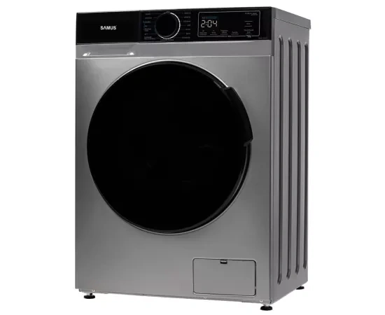 Masina de spalat rufe frontala SAMUS WSADI-10145DS, 10 kg, 1400 rpm, Clasa A, Motor Inverter, Gri - Imagine 1