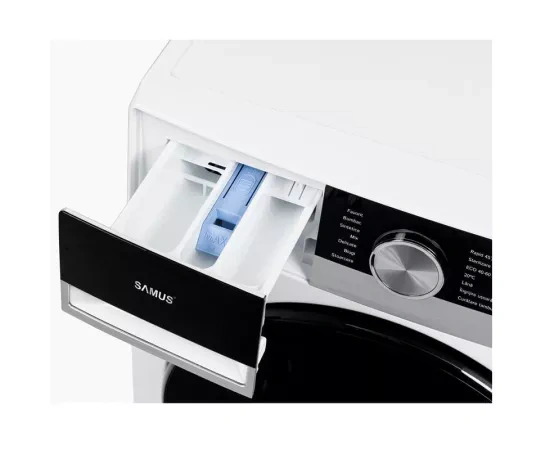 Masina de spalat rufe frontala SAMUS WSDMAI-8145A30, 8kg, 1400 rpm, Clasa A, Alb - Imagine 7
