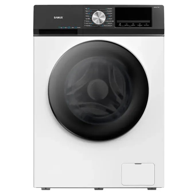 Masina de spalat rufe frontala SAMUS WSEDI7148, 7kg, 1400rpm, Termostat reglabil, Clasa A, Alb - Imagine 1
