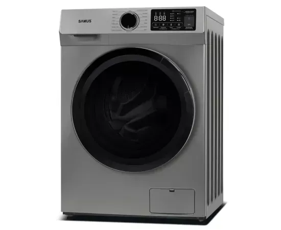 Masina de spalat rufe frontala SAMUS WSNDI-9142DS, 9kg, 1400rpm, Termostat reglabil, Clasa A, Gri Inchis - Imagine 2