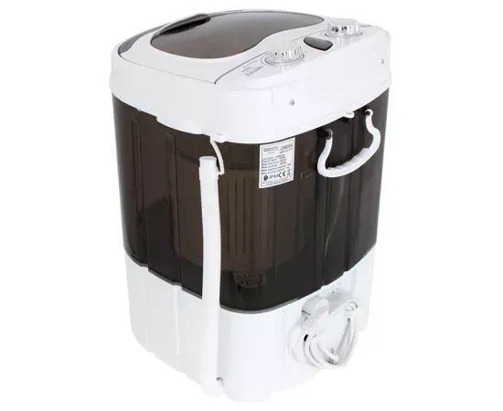 Masina de spalat rufe portabila CAMRY CR8054, 3 kg, Alb/Negru - Imagine 3