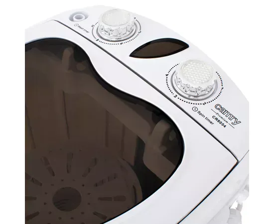 Masina de spalat rufe portabila CAMRY CR8054, 3 kg, Alb/Negru - Imagine 6
