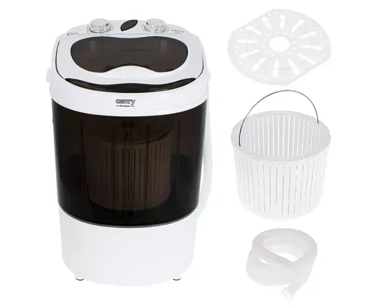 Masina de spalat rufe portabila CAMRY CR8054, 3 kg, Alb/Negru - Imagine 7