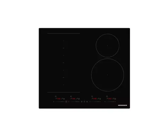 Plita incorporabila cu inductie HEINNER HBHI-M4ZB1FXSMTC, 4 zone de gatit, Negru - Imagine 1