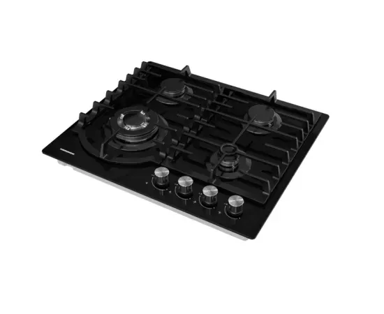 HEINNER Plita incorporabila HEINNER HBH-M447IWFGBK, 4 zone de gatit, Gaz, Negru - IT-Fashion.ro