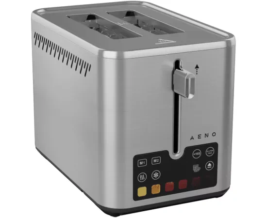 Prajitor de paine AENO TS4 ATS0004, 2 Felii, 800 W, Argintiu - Imagine 3