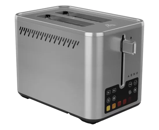 Prajitor de paine AENO TS4 ATS0004, 2 Felii, 800 W, Argintiu - Imagine 4