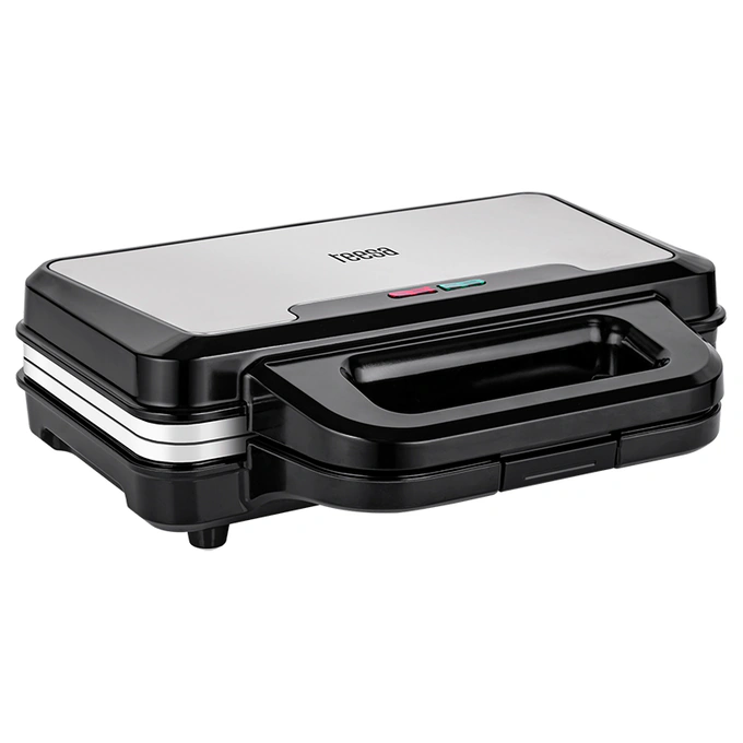 Sandwich maker XXL TEESA TSA3226, 900W, Negru/Gri - Imagine 1