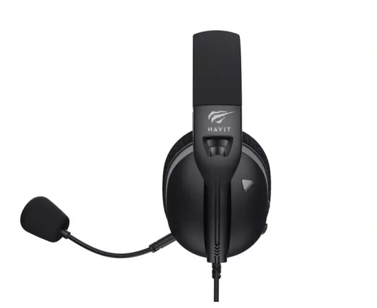 Casti gaming cu microfon HAVIT FUXI-H5D-BK, Difuzor 50mm, Black - Imagine 5
