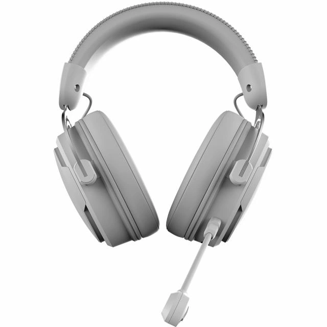 Casti gaming cu microfon NUBI NH1-PRO-WL-WH, Over-Ear, Microfon Detasabil, White - Imagine 3