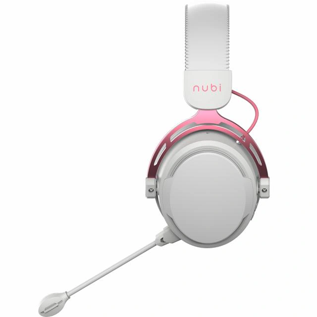 Nubi Casti gaming cu microfon NUBI NH1-RG, Over-Ear, Microfon Detasabil, Rose Gold - IT-Fashion.ro