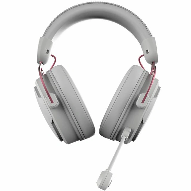 Casti gaming cu microfon NUBI NH1-RG, Over-Ear, Microfon Detasabil, Rose Gold - Imagine 3