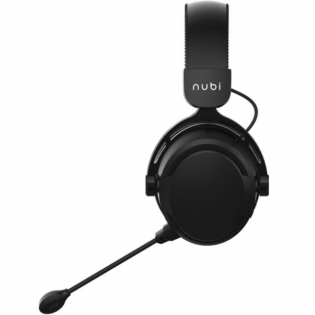 Nubi Casti gaming cu microfon NUBI NH1-WH, Over-Ear, Microfon Detasabil, Black - IT-Fashion.ro
