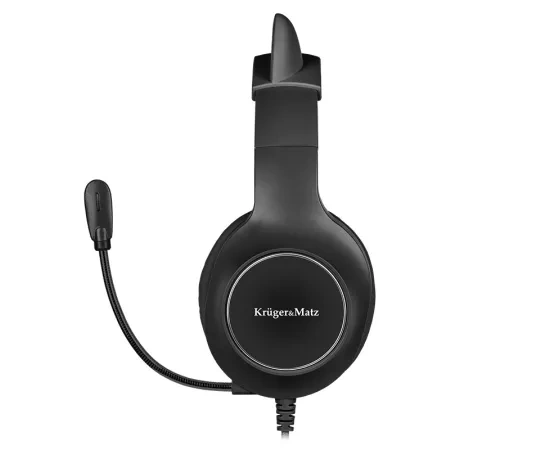 Căști gaming cu microfon pentru copii KRUGER & MATZ KM0659, Black - Imagine 2