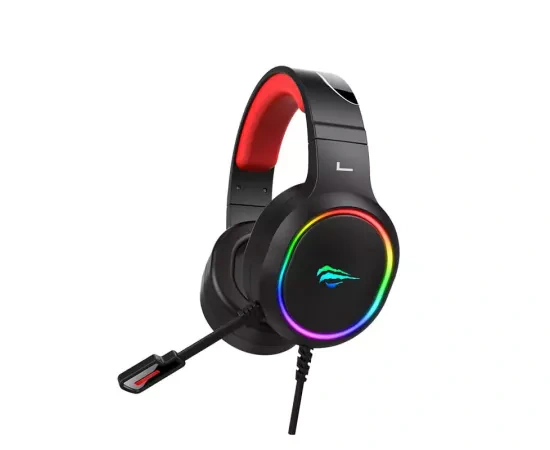 Căști gaming HAVIT H662D cu microfon și iluminare RGB – Sunet imersiv, confort total - Imagine 1