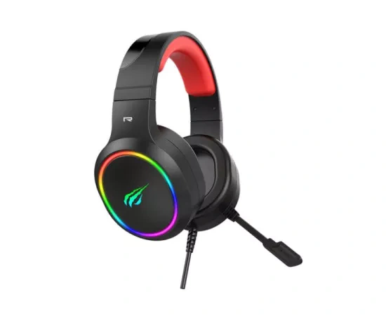 Căști gaming HAVIT H662D cu microfon și iluminare RGB – Sunet imersiv, confort total - Imagine 4
