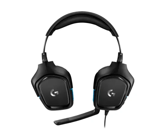 Casti gaming LOGITECH G432 7.1 Surround Sound, Black/Blue - Imagine 4
