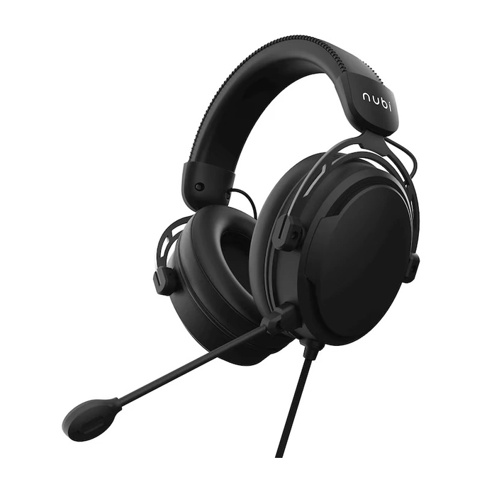 Nubi Casti gaming NUBI NH1 Pro, Microfon, Difuzor 50 mm, Black - IT-Fashion.ro