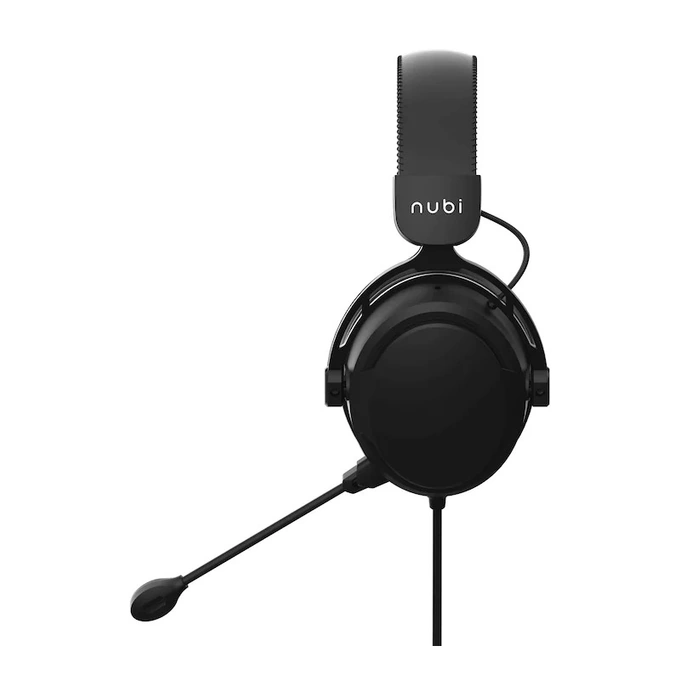 Casti gaming NUBI NH1 Pro, Microfon, Difuzor 50 mm, Black - Imagine 3