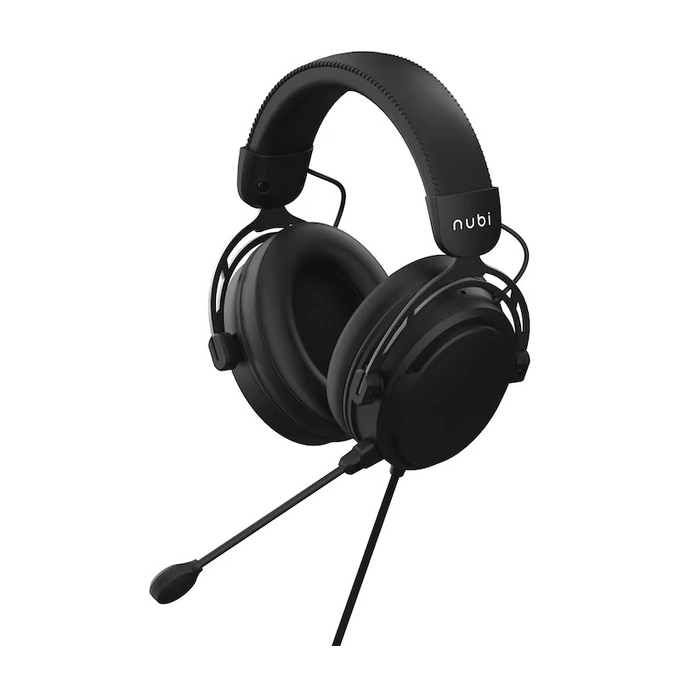 Casti gaming NUBI NH1 Pro, Microfon, Difuzor 50 mm, Black - Imagine 4