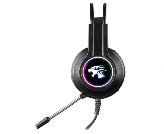 Căști Gaming VARR Hi-Fi VH8030 cu Microfon și Iluminare LED RGB - Sunet Clar, Design Confortabil - Imagine 3